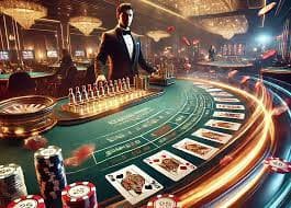 Studio meja Lightning Baccarat langsung dengan dealer di dewi 788